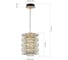 Светильник подвесной ST-Luce медь/прозрачный E1х40W ST luce SL6137.203.01 5