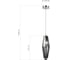 Светильник подвесной ST-Luce Хром/Дымчатый G9 1х5W 4000K ST luce SL1242.103.01 4