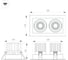 Светильник Arlight MS-VORTEX-BUILT-S250x140-2x30W Warm3000, IP20, металл, 1шт 042369 3