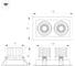 Светильник Arlight MS-VORTEX-BUILT-S170x90-2x12W Warm3000, IP20, металл, 1шт 057761 4