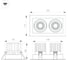 Светильник Arlight MS-VORTEX-BUILT-S210x117-2x20W Warm3000, IP20, металл, 1шт 057763 3