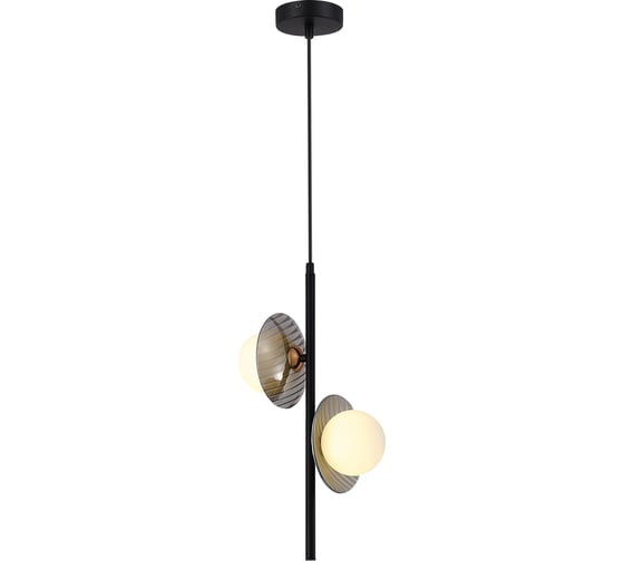 Светильник подвесной ST LUCE черный/дымчатый, белый G9 2*5W 4000K SL1521.403.02 1