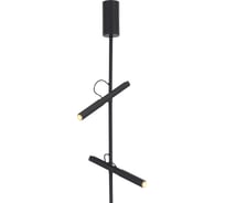 Светильник подвесной ST LUCE черный/черный, золотистый LED 2*3W 3000K SL6210.403.02