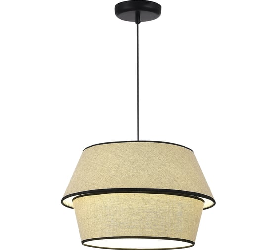 Светильник подвесной ST LUCE черный/бежевый, черный E27 1*40W SL1354.413.01 1