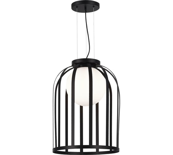 Светильник подвесной ST LUCE черный/белый E27 1*60W SL6129.403.01 1