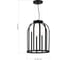 Светильник подвесной ST-Luce Черный/Белый E27х60W ST luce SL6129.403.01 3