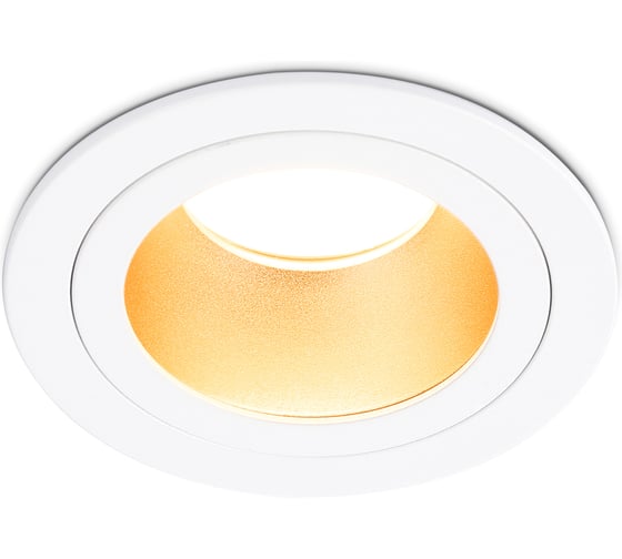 Светильник встраиваемый AMBRELLA LIGHT WH/GD белый/золото GU5.3 D92*50 TN102823 1