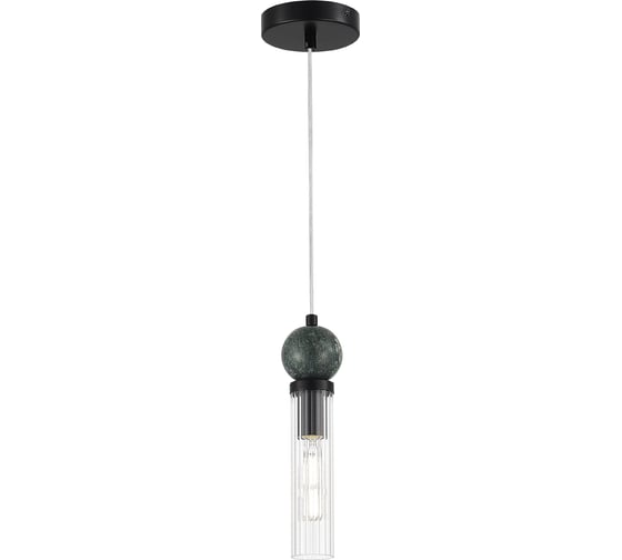 Светильник подвесной ST LUCE черный/прозрачный E14 1*40W SL1244.403.01 1