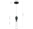 Светильник подвесной ST-Luce черный/прозрачный E1х40W ST luce SL1244.403.01 4