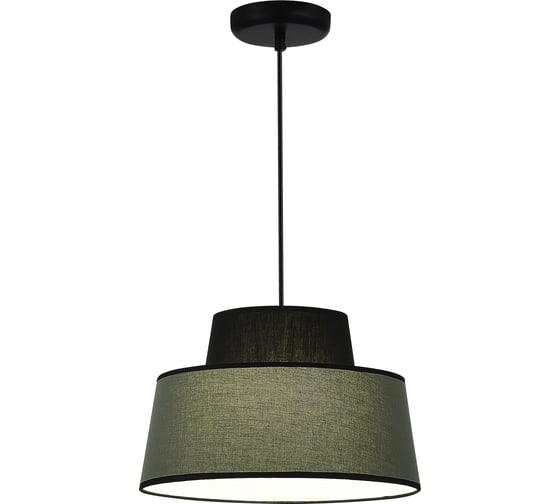 Светильник подвесной ST LUCE черный/хаки E27 1*40W SL1354.433.01 1