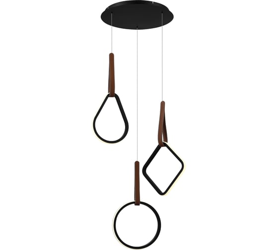 Светильник подвесной ST LUCE черный/черный, терракотовый LED 1*36W 4000K SL6131.403.36 1