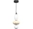 Светильник подвесной ST-Luce черный/желтый, опаловый LED 1х8W 3000K ST luce SL6134.413.01 2