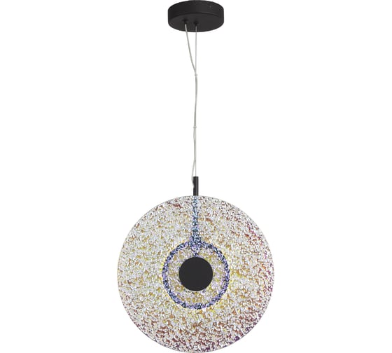 Светильник подвесной ST LUCE черный/радужный LED 1*8W 4000K SL6142.423.01 1