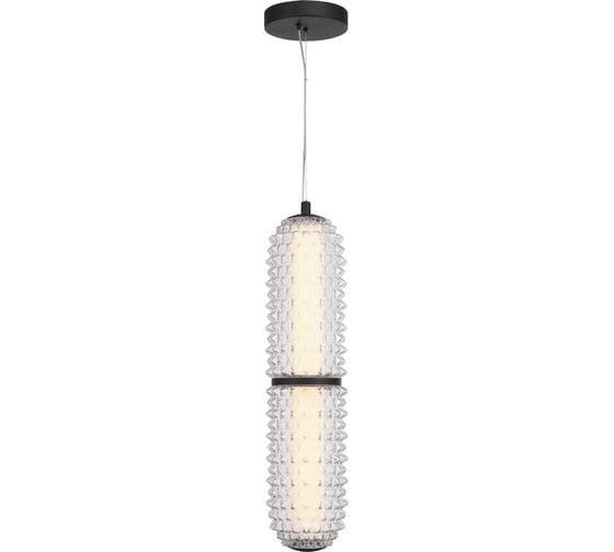 Светильник подвесной ST LUCE черный/прозрачный LED 1*22W 4000K SL6144.403.01 1