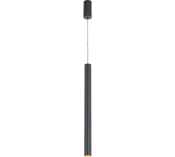 Светильник подвесной ST LUCE черный/черный, золотистый LED 1*7W 3000K SL6210.403.01 1