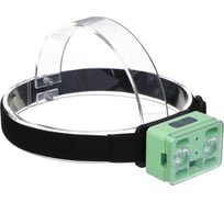 Фонарь налобный ЕРМАК XPG+XPE LED, 7 режимов, 1200мАч, 38х64х41мм, пластик, красный свет, крепление, Type-C 221-095