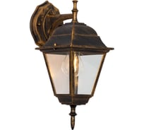 Светильник уличный настенный Росток 17061-S-WD черное золото 1*E27 h355, SHJ20 987691791