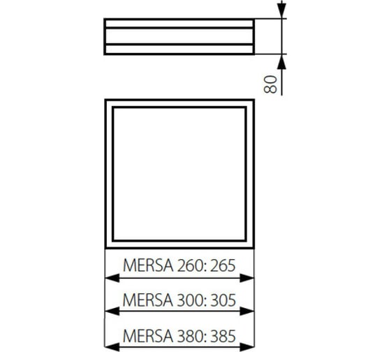 Деревянный светильник KANLUX квадратный MERSA 380-W/M/ 25678