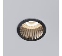 Светильник встраиваемый светодиодный Elektrostandard Arco 12W 3000K IP44 15274/LED черный жемчуг a070922