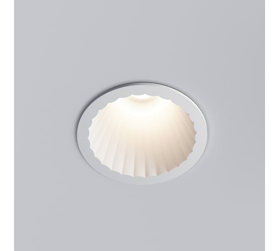 Светильник встраиваемый светодиодный Elektrostandard Arco 12W 3000K IP44 15274/LED белый a070918 1