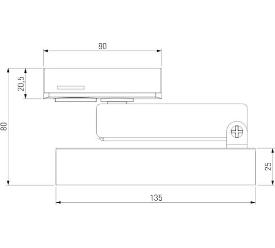 Потолочный светодиодный светильник Elektrostandard 85078 01 Pila серебро 12W 4200K a056104
