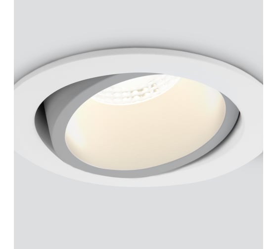 Встраиваемый светильник Elektrostandard 15267 LED 7W 4200K WH SL белый серебро a055723