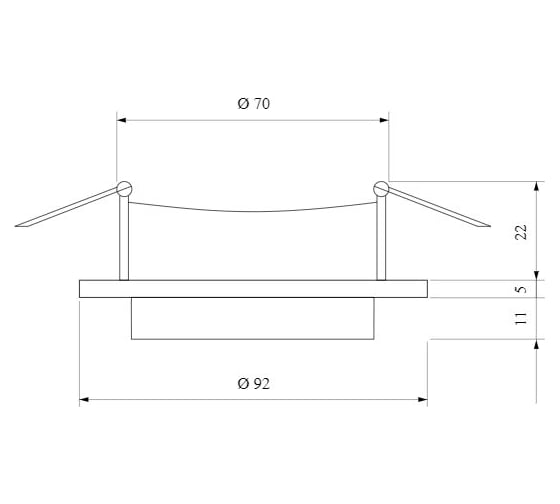 Встраиваемый светильник Elektrostandard 113 MR16 белый a055669