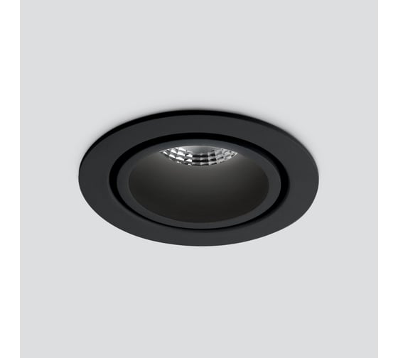 Встраиваемый светильник Elektrostandard 15267 LED 7W 4200K BK черный a055722