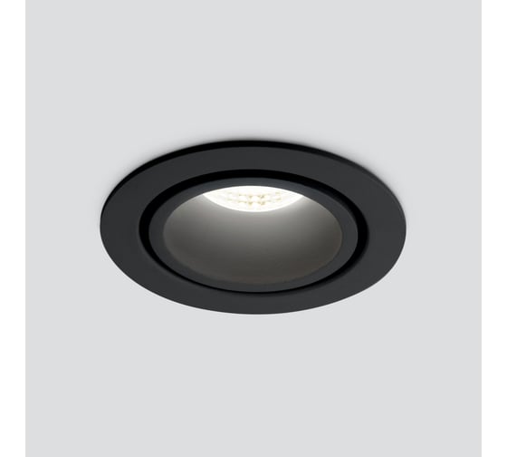 Встраиваемый светильник Elektrostandard 15267 LED 7W 4200K BK черный a055722