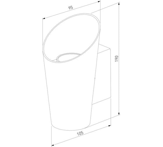 Садово-парковый светильник со светодиодами Elektrostandard 1539 TECHNO LED Tronc чёрный a053448