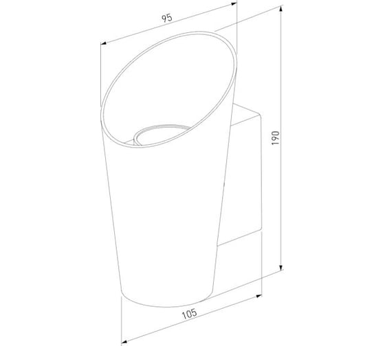 Садово-парковый светильник со светодиодами Elektrostandard 1539 TECHNO LED Tronc серый a053449