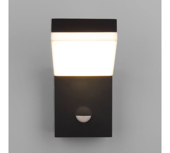 Садово-парковый светильник Elektrostandard 1541 TECHNO LED с датчиком движения чёрный a053946