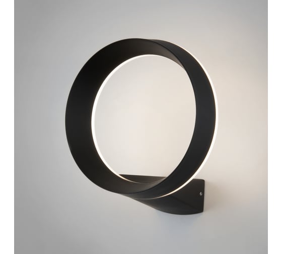 Садово-парковый светильник со светодиодами Elektrostandard 1710 TECHNO LED Ring чёрный a054933