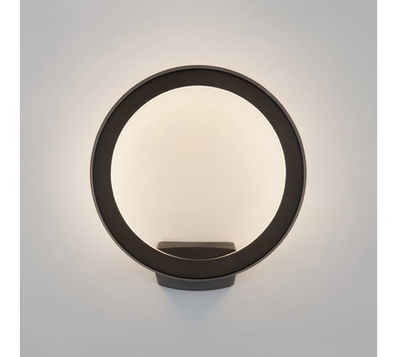 Садово-парковый светильник со светодиодами Elektrostandard 1710 TECHNO LED Ring чёрный a054933
