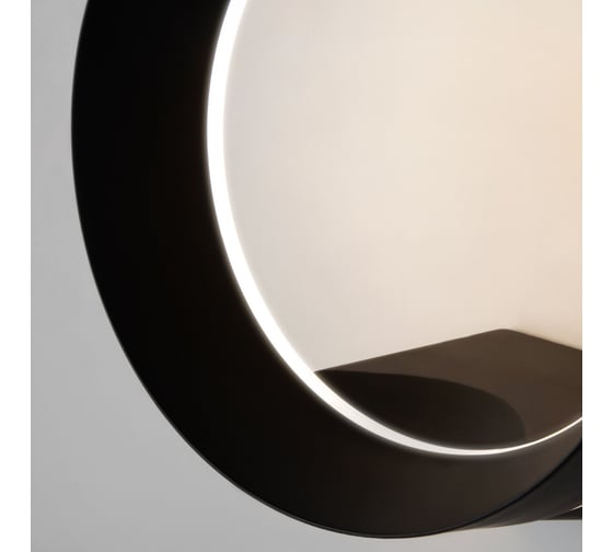 Садово-парковый светильник со светодиодами Elektrostandard 1710 TECHNO LED Ring чёрный a054933