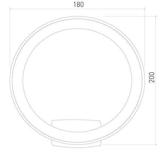 Садово-парковый светильник со светодиодами Elektrostandard 1710 TECHNO LED Ring серый a054932
