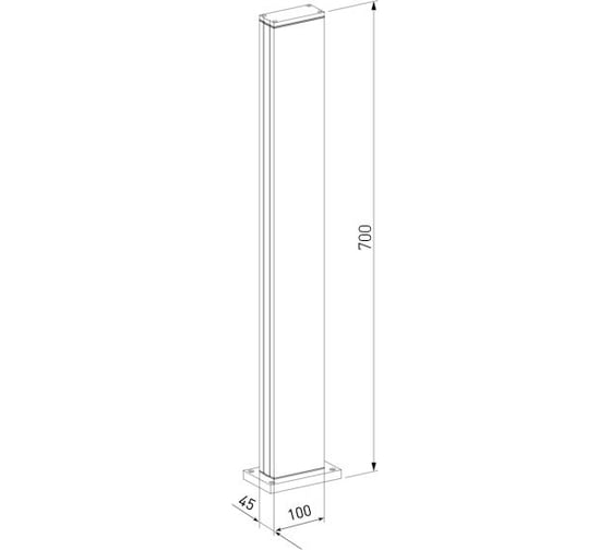Садово-парковый светильник со светодиодами Elektrostandard 1538 TECHNO LED серый a053317