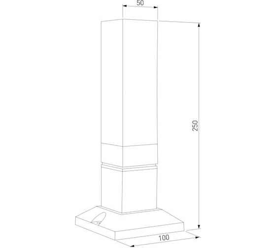 Садово-парковый светильник со светодиодами Elektrostandard 1536 TECHNO LED a052858