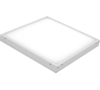 Светильник ОФИС КОМФОРТ СПО/ДПО LEDeffect (600x600 накладной) 40Вт 4300лм 4000К CRI80, рассеиватель опаловый, корпус металл, белый, административно-офисное освещение LE-СПО-03-040-0804-20Д