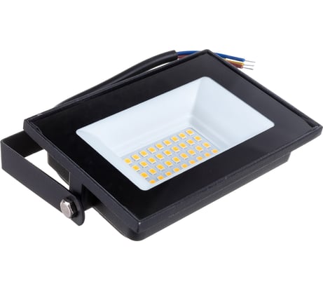 Светодиодный прожектор Uniel 30W 3000K IP65 200-250В BLACK ULF-F21 UL-00007732