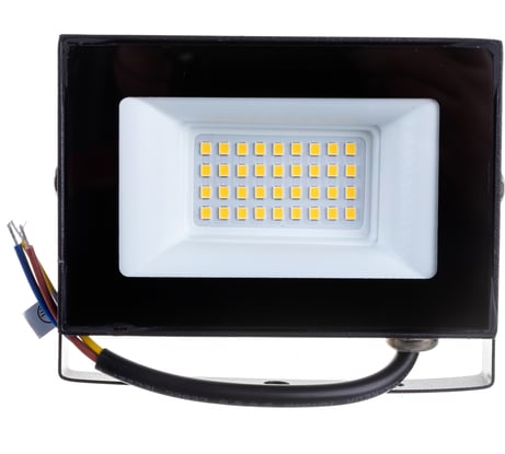 Светодиодный прожектор Uniel 30W 4000K IP65 200-250В BLACK ULF-F21 UL-00007959