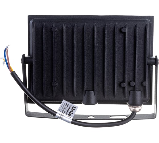 Светодиодный прожектор Uniel 50W 3000K IP65 200-250В BLACK ULF-F21 UL-00007733