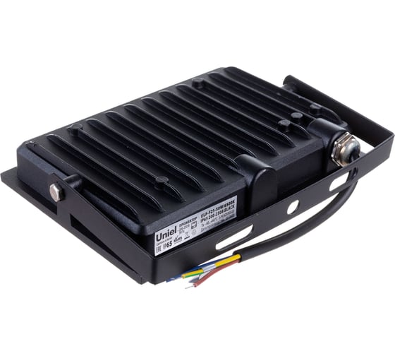 Светодиодный прожектор Uniel 50W 6500K IP65 200-250В BLACK ULF-F21 UL-00007365