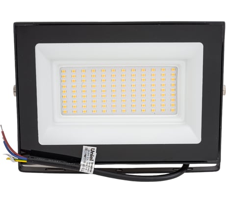 Светодиодный прожектор Uniel 70W 3000K IP65 200-250В BLACK ULF-F21 UL-00007734