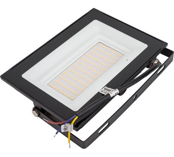 Светодиодный прожектор Uniel 70W 3000K IP65 200-250В BLACK ULF-F21 UL-00007734