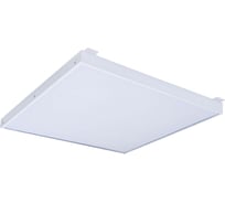 Универсальный офисный светодиодный светильник Ledcraft Грильято 40 Вт IP20 580x580x40 мм 3000K Опал 1619500002