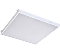 Универсальный офисный светодиодный светильник Ledcraft Грильято 60 Вт IP54 580x580x48 мм 3000К Призма 1619530003