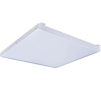 Универсальный офисный светодиодный светильник Ledcraft Грильято 60 Вт IP20 580x580x40 мм 6000K Опал 1619510004