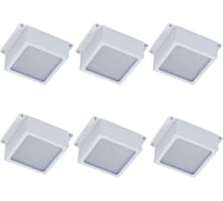 Универсальный офисный светодиодный светильник Ledcraft Грильято комплект 6 шт 36 Вт IP20 100x100x40 мм 6000K Призма 1619510047