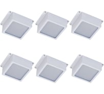 Универсальный офисный светодиодный светильник Ledcraft Грильято комплект 6 шт 48 Вт IP20 100x100x40 мм 4000K Призма 1619490051